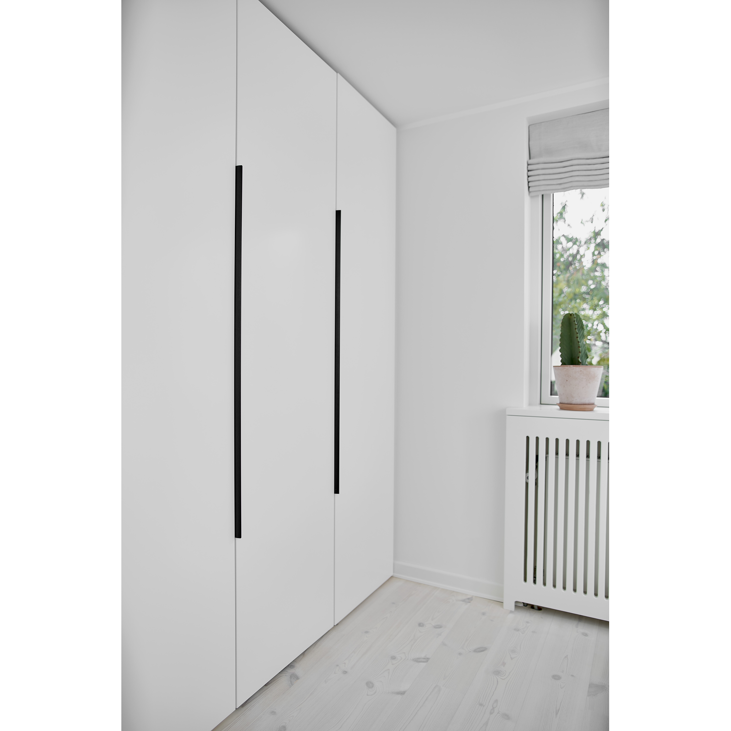 Poig edge straight ea960 l1200 alu noir mat brossé 